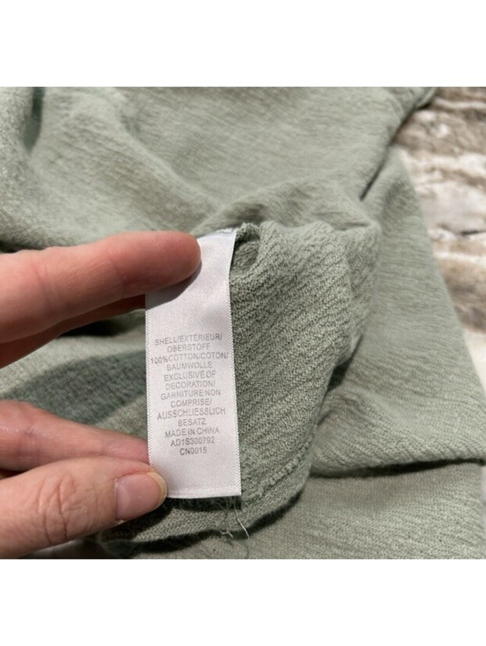 🌿 Adriana Papell Sage Green Flutter Sleeve Top (Medium) - Picture 4 of 4